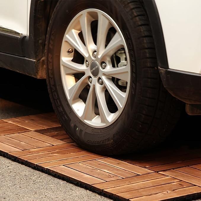 11.8" Wood-Plastic Composite Interlocking Deck Tiles - Image 2