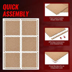 SUPERJARE 0.79'' Extra-Thick 6 Pcs 24 Sq Ft Exercise Equipment Mats - Image 7