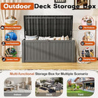 Outdoor Storage Box, Resin Deck Boxes Indoor and outdoor, Waterproof Storage - Image 3