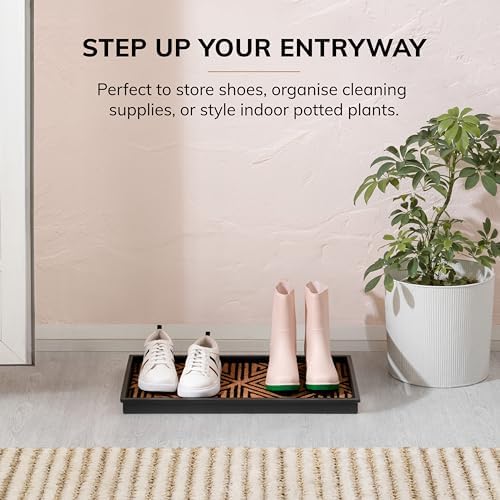 Anji Mountain Heavy Duty Waterproof Rubber Shoe Storage Mat Organizer/Boot - Image 2