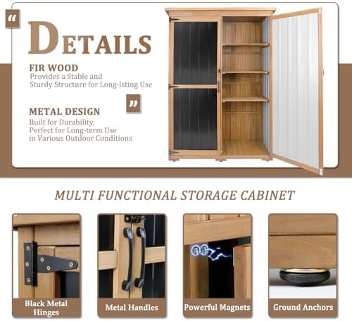 46" L Large Outdoor Storage Cabinet - Image 5