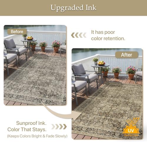 GENIMO Indoor Outdoor Rug, Washable - Image 5