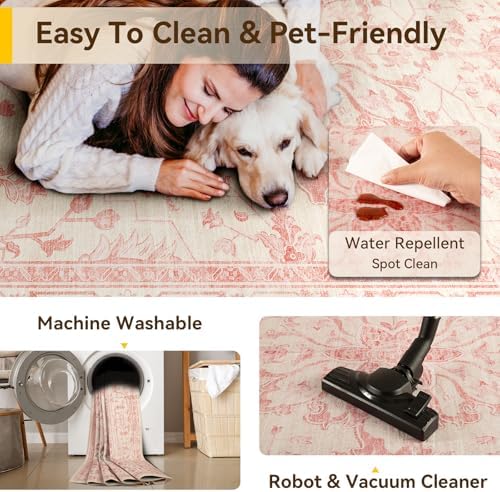 RELEANY Washable Area Rug - Image 6