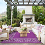 GENIMO Outdoor Rug, Waterproof Plastic Rugs - Image 2