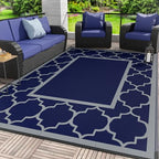 GENIMO Outdoor Rug, Waterproof Plastic Rugs by GENIMO