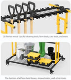 CCCEI Garage Organization with Wheels, Outdoor Gargen Yard Shed Tools Organizer - Image 5