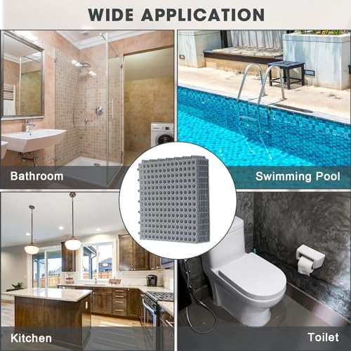 Drydiet 8 Pack Drainage Tiles Modular Interlocking Floor Tiles - Image 5