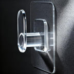 DELITON Clear Cute Storage Hooks, 10 Packs, Adhesion - Image 2