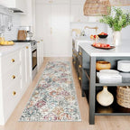 Lahome Moroccan Hallway Runner Rug, 2x6 Kitchen Runner Rugs Washable - Image 5