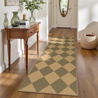 Lessymo Checkered Runner Rug 2x6 - Image 4