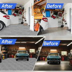 Barydat 72 Pcs 12x12 Garage Floor Tiles Interlocking Drainage - Image 6
