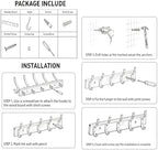 Dntorx 2Pack Wall Mounted Coat Rack - Image 6