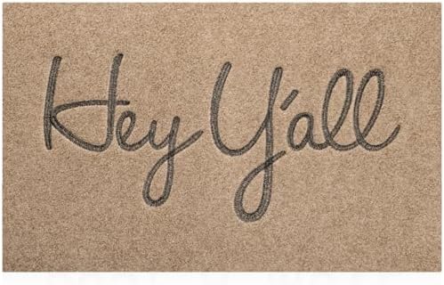 Hey Yall Welcome Mat Funny Doormat by Lzuso