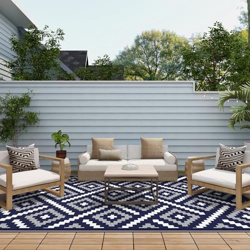 GENIMO Outdoor Rug, Waterproof Plastic Rugs - Image 4