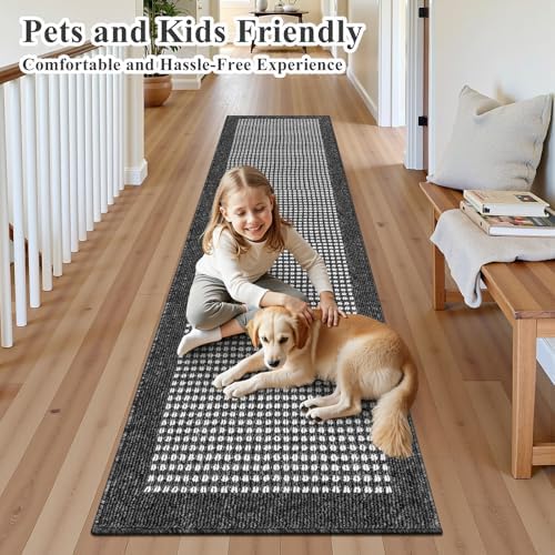 Ileading Hallway Runner Rug 2'x10' Heavy-Duty Durable Entryway Mat - Image 2