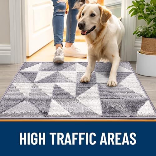 OLANLY Door Mat Indoor Entrance Washable 30x17, Odor-Free Low-Profile Front - Image 5