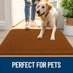 OLANLY Dog Door Mat for Muddy Paws 44x24, Super Absorbent Chenille Mud Mat - Image 6