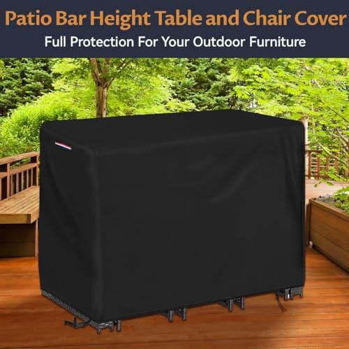 Outdoor Bar Table Set Cover Waterproof - Image 5