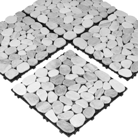 jxgzyy 4 Pcs Interlocking Stepping Stones Outdoor - Image 7