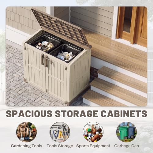 Horizontal Outdoor Storage Cabinet Box 36 Cu Ft - Image 5