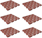 Deck Tiles - 6-Pack Pavers - Polypropylene Interlocking Patio Tiles - Outdoor by PureGarden