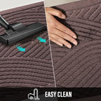 HIYARD Sturdy Front Door Mat, Absorbent Muddy Dirt Resist Welcome Door Mats - Image 6