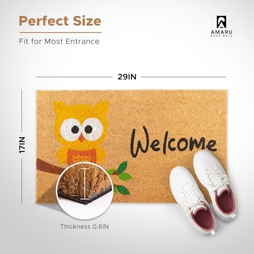 Coir Welcome Mat, 17 x 29 in - Image 2