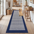 Ileading Hallway Runner Rug 2x6 ft, Washable Indoor Navy Carpet by Ileading