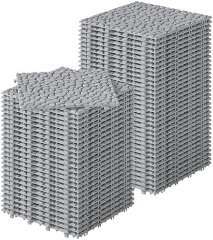 Rovibek 60PCS Plastic Interlocking Deck Tiles by Rovibek