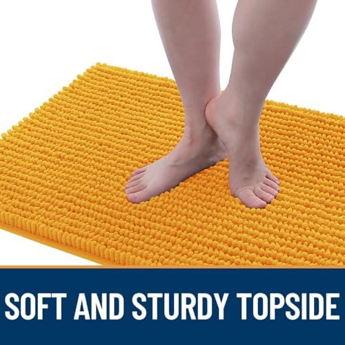 OLANLY Dog Door Mat for Muddy Paws 36x24, Extra Absorbent Chenille Mud Mat - Image 3