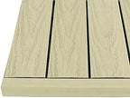 1 in. x 1 ft. Quick Deck Composite Deck Tile Straight Trim by NewTechWood