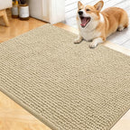OLANLY Dog Door Mat for Muddy Paws 40x32, Extra Absorbent Chenille Mud Mat by OLANLY