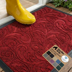 GORILLA GRIP WeatherMAX Door Mat, Indoor Outdoor by GorillaGrip
