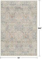 Washable Dining Room Rugs, 6x9 Area Rug - Image 2