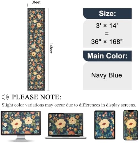 DUKINO 3x14 Washable Runner Rug, Non Slip Kitchen Runner Rug - Image 2
