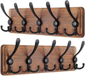 SKOLOO Rustic Wall Mounted Coat Rack: 16" Stud Spacing, Pine Real Wood Plank by SKOLOO