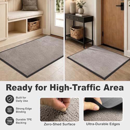 Mibao Super Absorbent Front Door Mat, Non-Slip Washable Indoor Doormats - Image 5