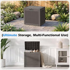 Outdoor Storage Box Waterproof, 30 Gallon Deck Box - Image 6