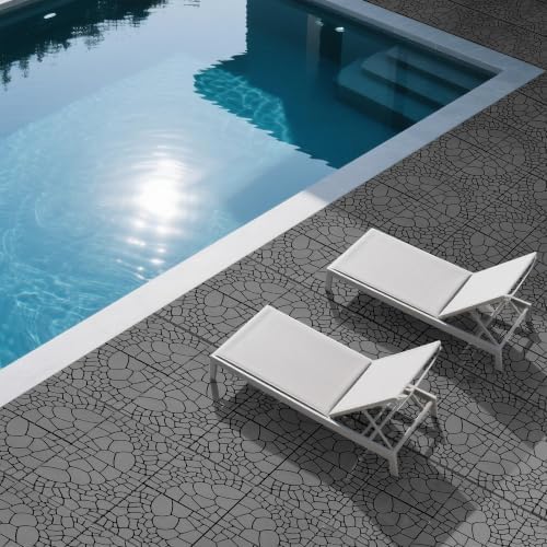 Plastic Interlocking Deck Tiles, 44 Pack | Waterproof, Indoor and Outdoor - Image 6