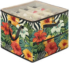 Tropical Flowers Shoe Organizer by Mardesigns