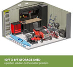 Patiowell Outdoor Storage Shed, 10 x 8 FT - Image 6