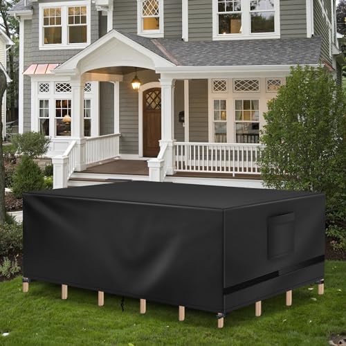 Richwon Patio Table Covers, Waterproof Rectangle, Heavy Duty - Image 6