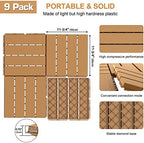 Goovilla Plastic Interlocking Deck Tiles, 27 Pack - Image 3