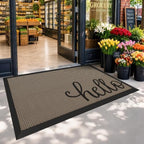 LUMI Outside Welcome Door Mat 32x47, Non-Slip Durable Rubber Easy Clean - Image 4