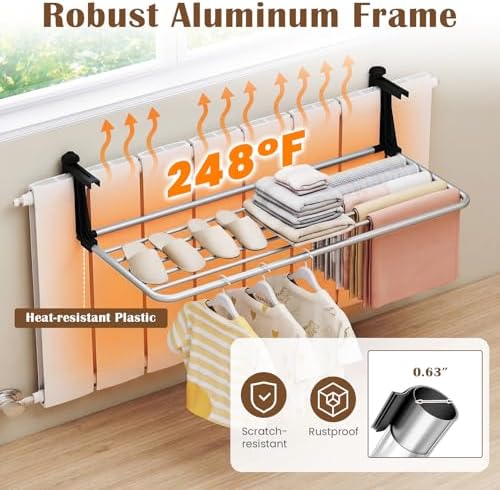 Tangkula Portable Clothes Drying Rack - Image 5