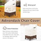 Stackable Patio Chair Covers Waterproof Patio Furniture Covers, 28 W x 36 D x - Image 5