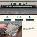 KOZYFLY Woven 2x7 Washable Kitchen Runner Rug, Non Slip Runners - Image 6