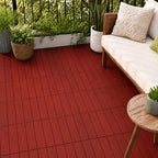 Acacia Deck Tiles Interlocking Outdoor Flooring by 3rdStreetInn