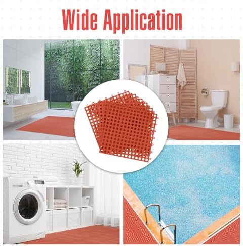 Tinideya 50 Pcs Drainage Mats 11.8'' x 11.8'' Modular Interlocking Floor - Image 7