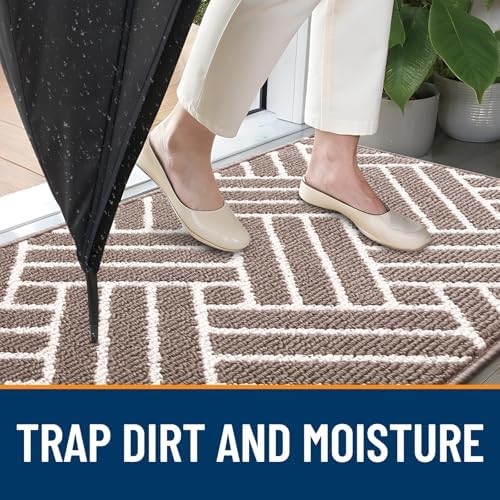OLANLY Indoor Door Mat 48x32, Low-Profile Dirt Resistant Doormat - Image 2